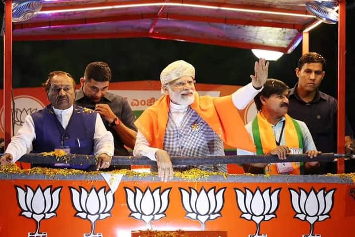 Modi magic revives BJP prospects in Karnataka polls