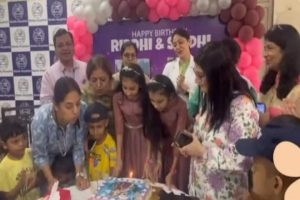 Mumbai’s children hospital celebrates 10th birthday of its favourite twins