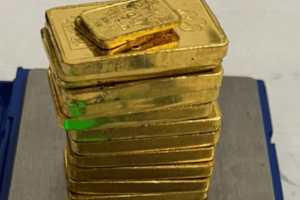Rs 67 lakh worth gold seized from flyer at Hyderabad airport