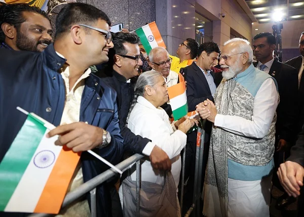 PM Modi arrives in Sydney, gets rousing welcome by diaspora