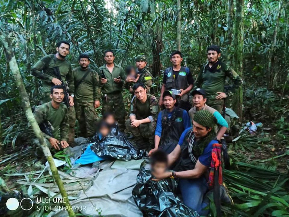 Four children miraculously found alive 5 weeks after their plane crashed in jungle