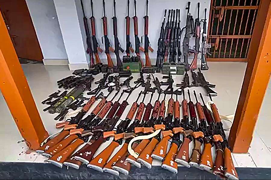 140 weapons surrendered in Manipur after Amit Shah’s appeal