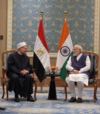Modi-Mufti meeting in Cairo signals common pursuit against ‘radicalism and extremism’