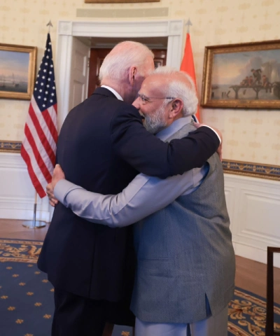 Joe Biden welcomes PM Modi at White House to kickstart big day in Indo-US ties