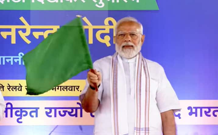 Watch: PM flags off 5 Vande Bharat Express trains heralding new era of rail travel