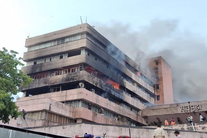 Massive blaze at govt building in Bhopal doused as Air Force, Army join firefighting operation