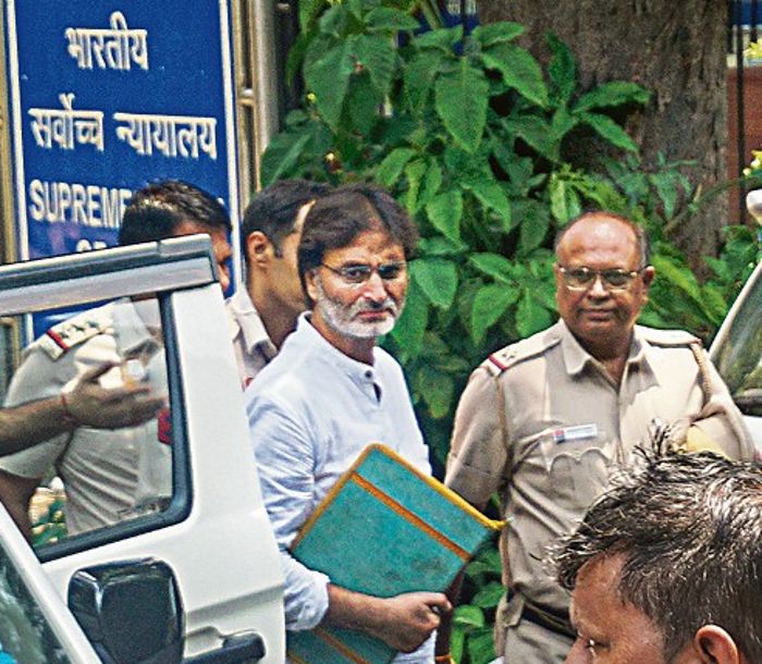 Probe ordered into Tihar Jail’s security lapse after Yasin Malik shows up in Supreme Court