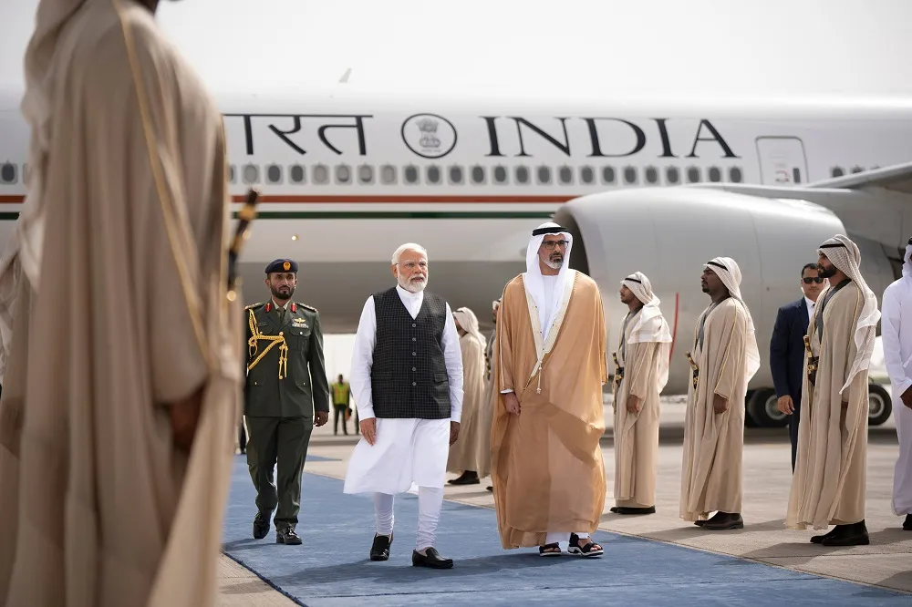 PM Modi begins UAE visit extending India’s West Asia outreach