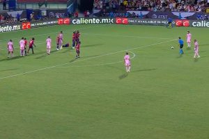 Watch: Messi curls a free-kick to score an amazing goal