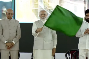 Watch: PM Modi flags off two new Metro trains in Pune
