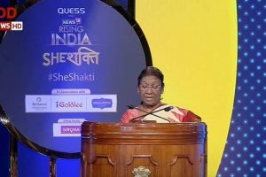 Watch: President Droupadi Murmu confident that ‘Narishakti’ will lead to India’s rise as a developed country