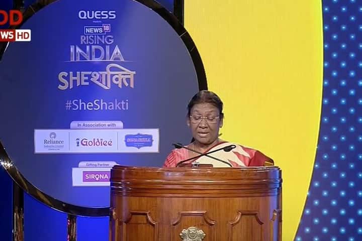 Watch: President Droupadi Murmu confident that ‘Narishakti’ will lead to India’s rise as a developed country