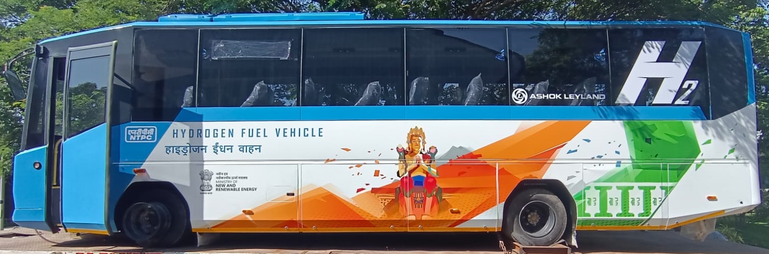 India’s first hydrogen bus trial runs start on Ladakh roads
