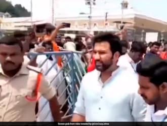 Watch: Rohit Sharma visits Balaji temple in Tirupati ahead of Asia Cup ODI series
