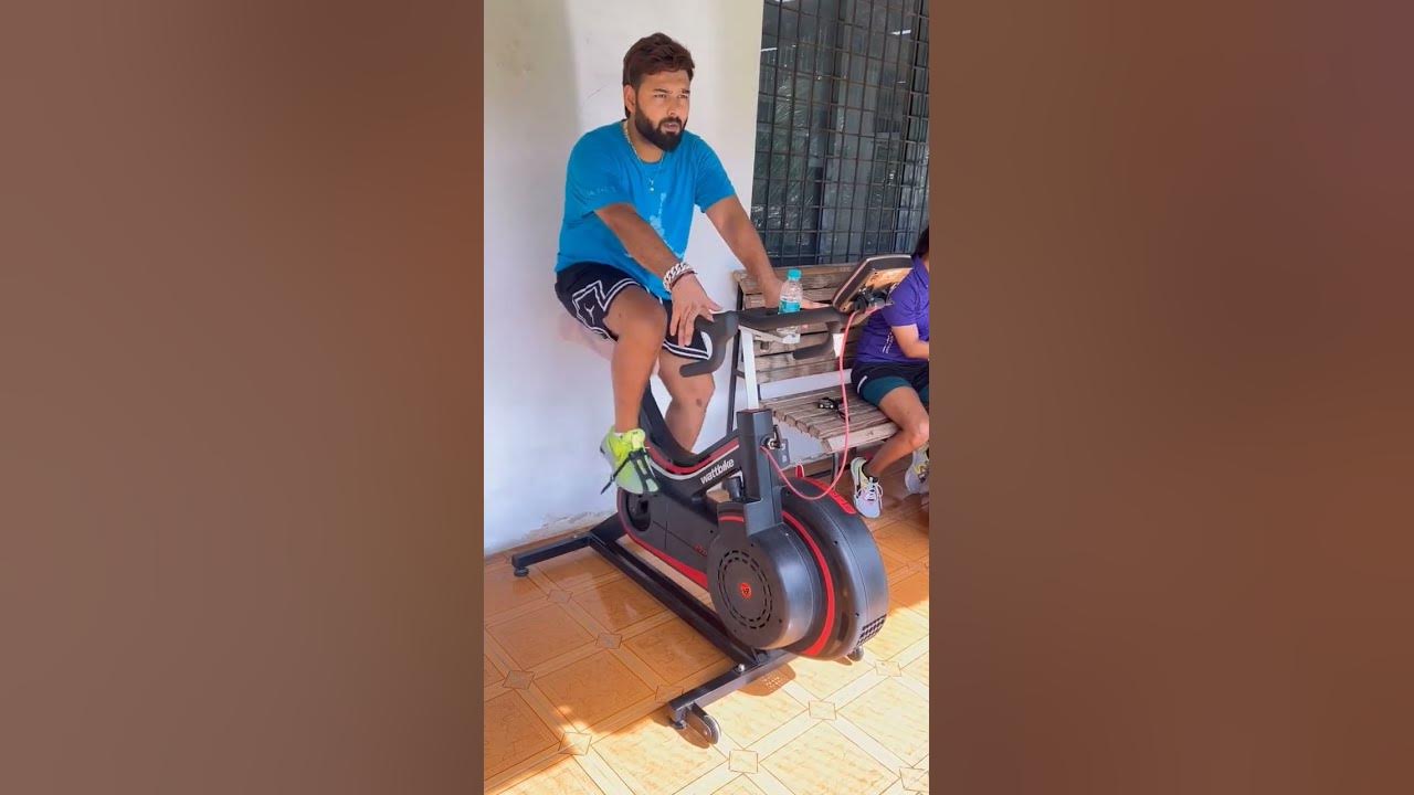 Watch: Rishabh Pant sweating it out in gym on road to recovery