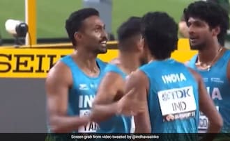 Watch: India’s relay team breaks Asian record as they finish close 2nd to US in World Championship heats