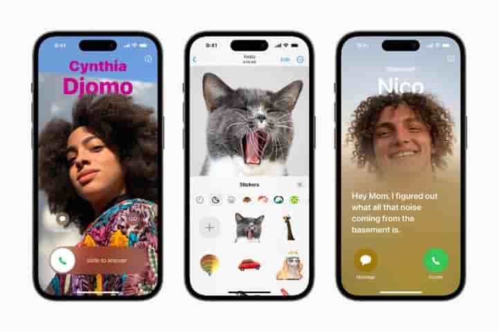 iOS 17 arrives with new features across Apple’s first-party apps