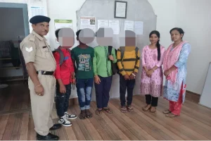 Vigilant police of Northeast Frontier Railway rescue 23 minors from human traffickers