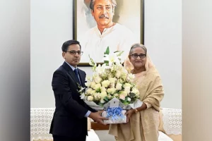 Indian envoy calls on Bangladesh PM Sheikh Hasina, conveys greetings of PM Modi on her election victory