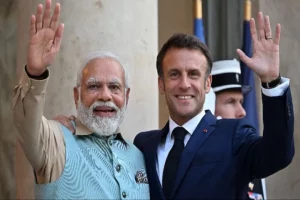 French Prez Macron in Jaipur today, to take tour of heritage sites with PM Modi