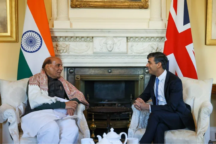 Rajnath calls on Sunak during UK visit, discuss enhancing defence ties