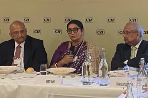 “India a vibrant democracy that can deliver digitally” says Union Minister Smriti Irani at WEF Davos