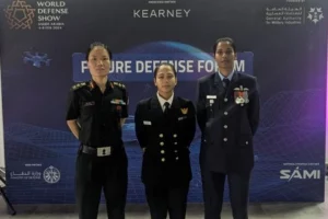 Women officers represent India at Riyadh Defence show
