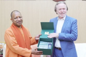 UP CM Adityanath discusses trade, investment and education with Australian envoy Philip Green