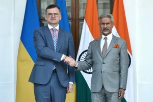 EAM Jaishankar meets Ukrainian counterpart Dmytro Kuleba in Delhi