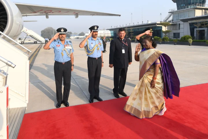 President Murmu embarks on her maiden State visit to Mauritius