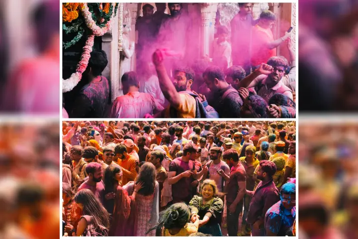Singaporean embassy in India extends Holi wishes, shares images of celebrations in Barsana