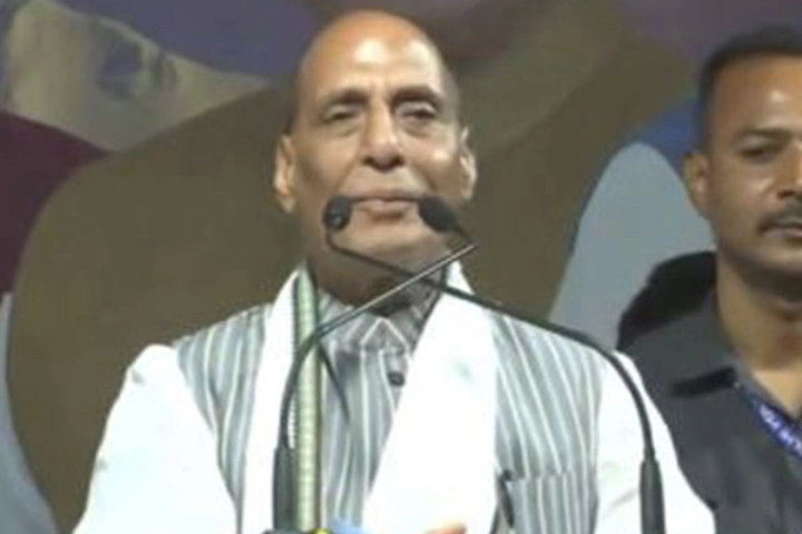 “People of PoK will demand to be with India”: Rajnath Singh