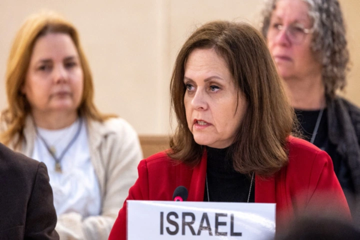 UNHRC adopts anti-Israel resolution; Israeli ambassador walks out of session in protest