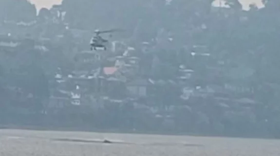 Massive forest fire rages in Nainital, IAF deploys MI-17 choppers in ongoing dousing ops