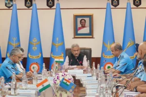 Jaishankar interacts with participants of IAF MCC’s Warfare and Aerospace Strategy Program on his book ‘The India Way’