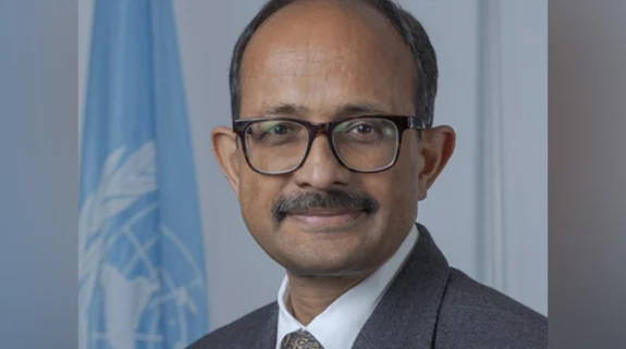 Top Indian official begins term as UN chief’s special representative for disaster risk reduction