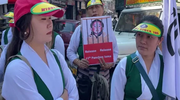 Tibetans rally for release of 11th Panchen Lama amid China’s controversial appointment